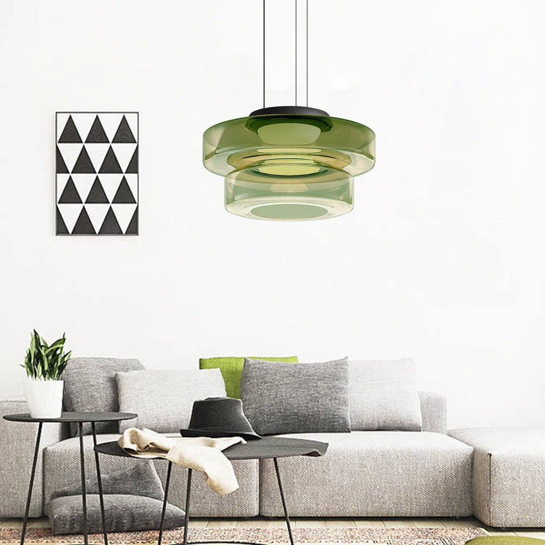 Glass Pendant Lighting In Bauhaus Style