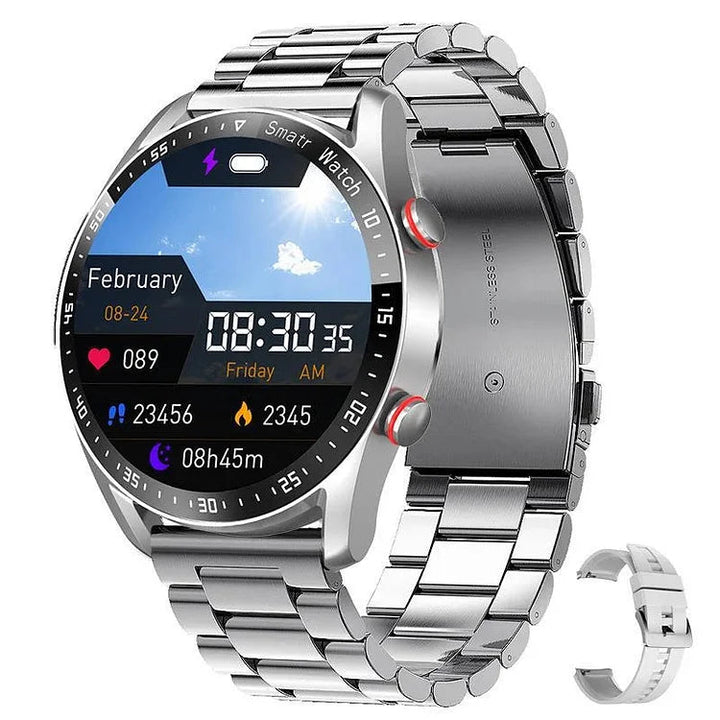 Blood Oxygen and Blood Pressure Monitoring Smartwatch