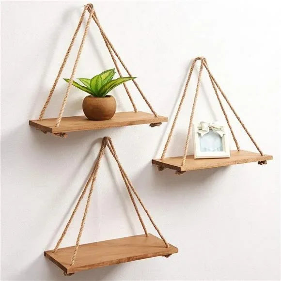 SwingRope | Minimalist & Luxury Hanging Plant Shelf