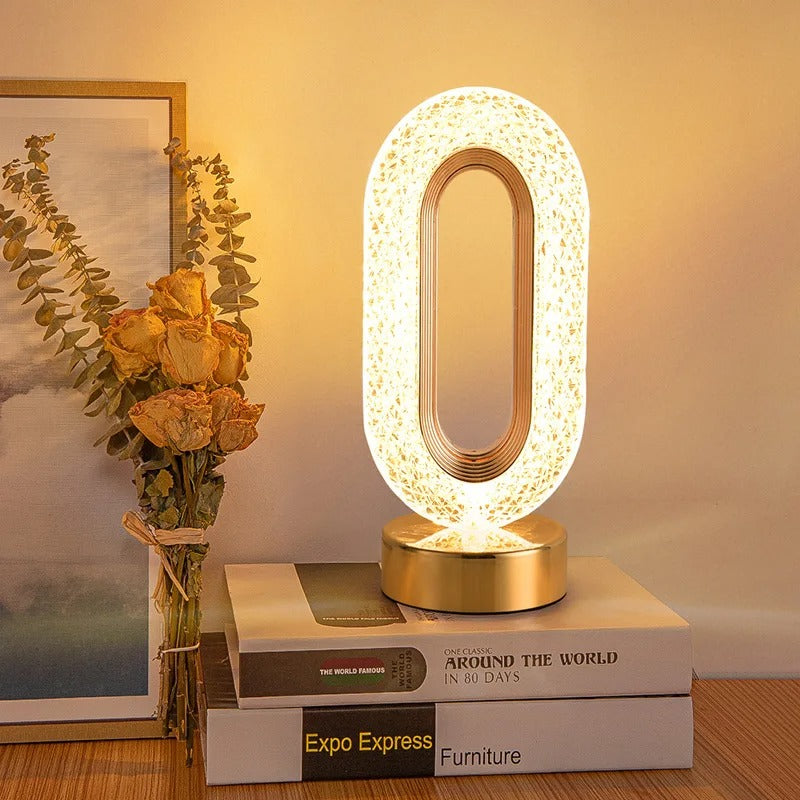 LuminaBeam | Luxury and Versatile Crystal LED Table Lamp