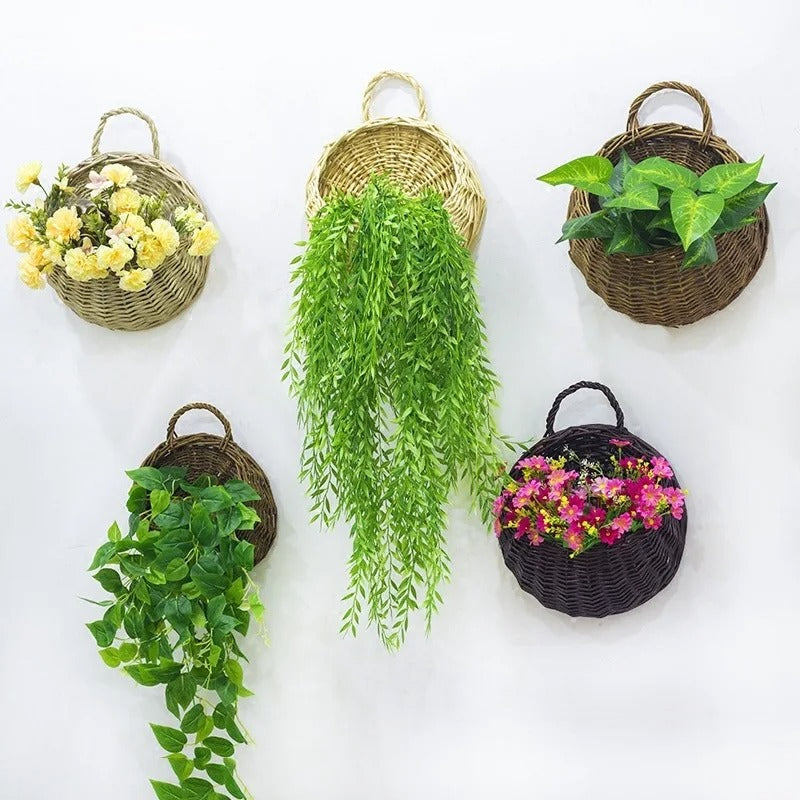 WickerGrove | Versatile & Elegant Wicker Plant Holder