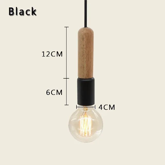 Minimalist Wood Effect LED Pendant Light