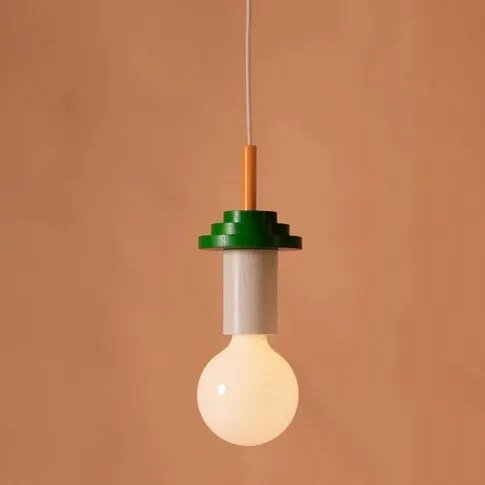 Minimalist Wood Effect LED Pendant Light