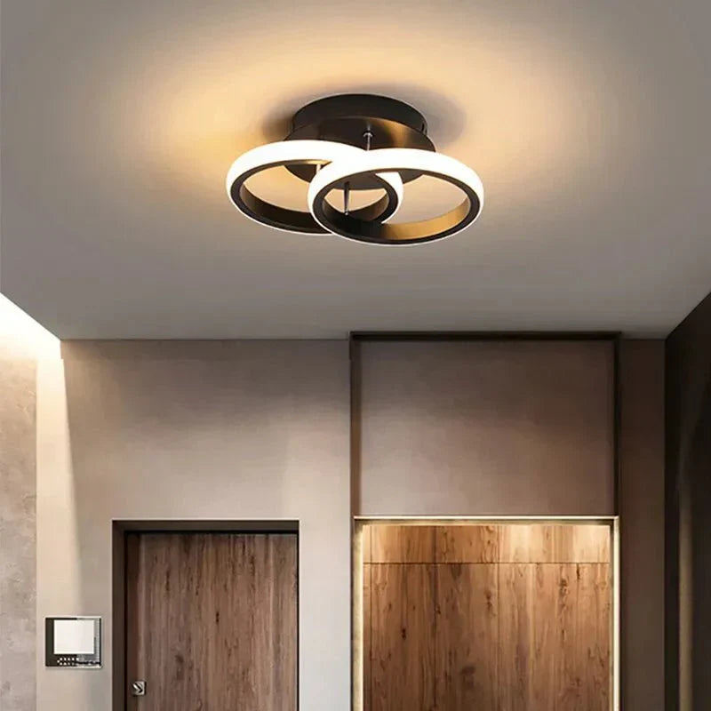 Modern Abstract Three Colour Ceiling Light