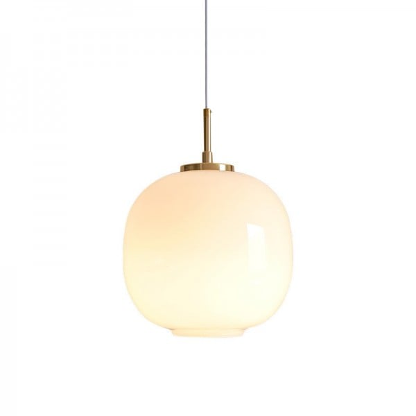 Modern Nordic Opal Glass Radihous Pendant Light