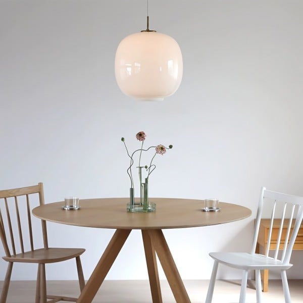 Modern Nordic Opal Glass Radihous Pendant Light