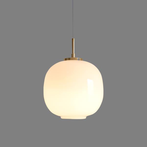 Modern Nordic Opal Glass Radihous Pendant Light