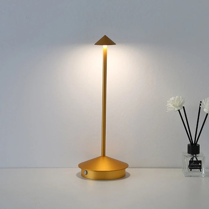 Triangle Point Dimming Table Lamp