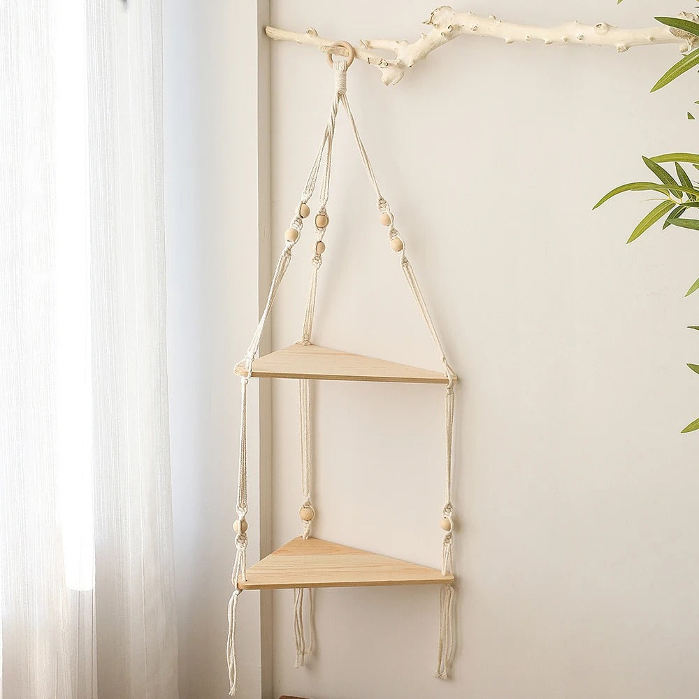 SwingRope | Minimalist & Luxury Hanging Plant Shelf