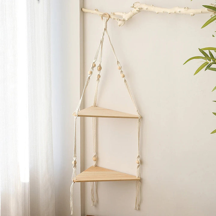 SwingRope | Minimalist & Luxury Hanging Plant Shelf